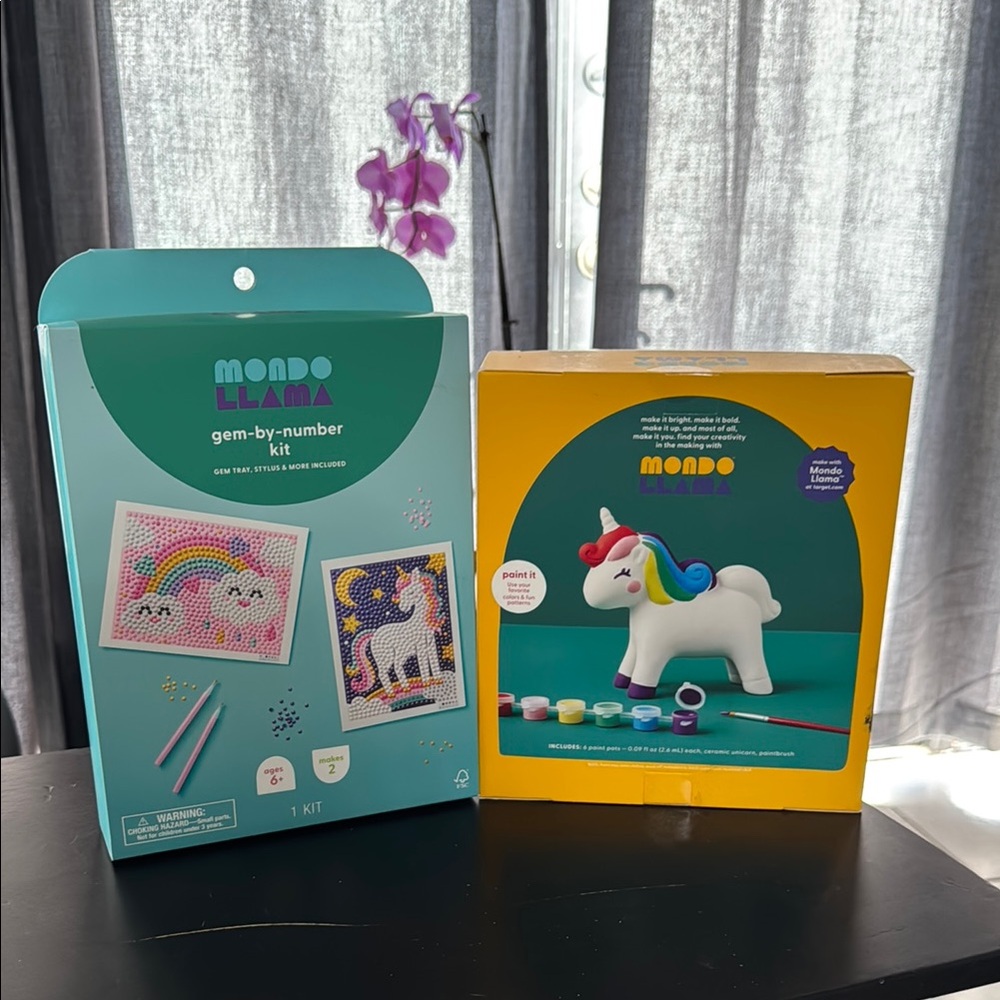 Blue and Pink Learning Toys Activity Set